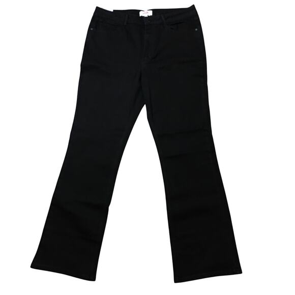 NWT Wrangler Women Black Jeans Size 16 - Picture 1 of 8